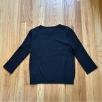 St. John Yellow Label Black Knit Sweater 3/4 Sleeve Sz P or 2 Photo 8