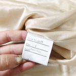 Revelry • Starla gown one shoulder Ivory Gold sequin floor length bridesmaid Size 4 Photo 8