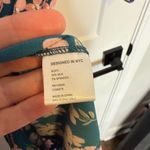 Intermix  Floral Teal Aria Dress - Size 0 Photo 5