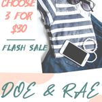 Doe & Rae ✅3/$30✅NWT  Sage Long Sleeve Boho Peasant Elastic Cuff Top | Large | Photo 6