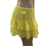 Under the Sun Size XL Mesh Yellow Ruffle Skirt. New Without Tags. Photo 1