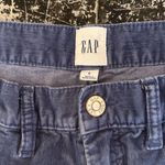 Gap  Blue Corduroy Cutoffs Rise 9" 34x4" Size 8 Photo 3