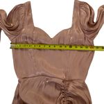 Missguided  Womens Sz 6 Tall Puff Sleeve Party Cocktail dress Long Sleeve Ruched Photo 4