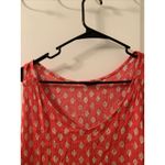 Eddie Bauer Women's Shell Print Sleeveless Top Blouse Red Ivory Unknown … Photo 1