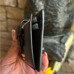 Kate Spade Authentic pebbled Leather knot snap bifold zip Card Holder Photo 6