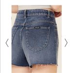 Rolla’s Original Short High Rise Cut Off Medium Juliet Wash Blue Denim Shorts Size 24 Photo 10