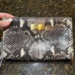 Brahmin EUC Authentic Vintage Python Snakeskin Wristlet Clutch Bag Photo 2