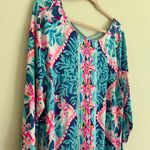 Lilly Pulitzer Ophelia Swing Dress in Coconut Cove Seaside Aqua Size XL Photo 7