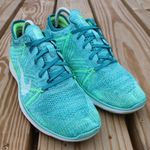 Nike Free TR 5.0 Flyknit Women's Sneaker Blue/Green/Yellow Sz 10 Photo 0