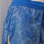 Nike DRI FIT BLUE & WHITE ATHLETIC RUNNING SHORTS Photo 1