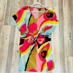 H & M swim dress cover up pink Turk size small Photo 1