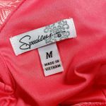 Speechless Pink Casual Blouson Aztec Geometric Print Medium Speecheless Dress Photo 5