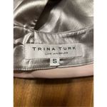Trina Turk  Womens Satin Tank Top Silver Size Small Photo 3