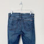 Hudson Jeans [Hudson] Nico Mid Rise Ankle Skinny Jeans Dark Wash Ripped Knee Distressed Sz 29 Photo 3