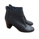 Cole Haan  Black Leather Nella Heeled Booties Sz 8.5 Photo 1