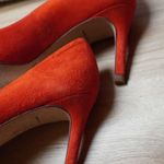 LK Bennett  Floret Suede Pointed Toe Court Heels Pumps Orange EU 36.5 US 6 Photo 8