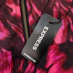 EXPRESS Hot Pink and Black Mini Dress NWT Size Small Wedding Guest Dress Photo 6