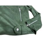 Vigoss  Womens XL asymmetrical Army green moto jacket​​​​​​​​​​ Photo 7