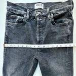 AGOLDE Nico Skinny High Rise Jeans Black Wash Virtue Size 27 Button Fly Denim Photo 7