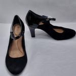 Giani Bernini Velmah Mary Jane Pumps Heels Women's 10.5M Black Suede Whimsigoth Photo 1