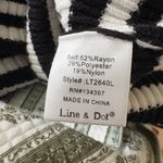 Anthropologie  Line & Dot Balloon Sleeve Striped Sweater Size XS Photo 4