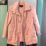 Jason Maxwell Jason‎ Maxwell Pink Lightweight Anorak Jacket Drawstring Waist Hooded Size M Photo 1