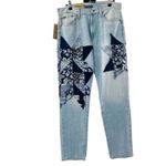 Ralph Lauren NEW Polo  The Avery Boyfriend Kipton Wash Patchwork Star Print Jean Photo 9