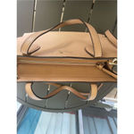 Kate Spade Pebbled Leather Rowe Medium Top Zip Satchel Warm Beige Photo 13