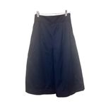 COS  Wide Leg Navy Belted Culottes Cropped Pants Size 2 Photo 2