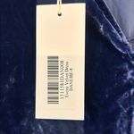 Reformation NEW NWT  Blue Velvet Evora Dress 8 Photo 4