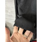 Lululemon Women’s Black Embossed Restless 1/2 Zip Long Sleeve Pullover‎ Size 8 Photo 3