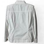 Denim Zip Up‎ Jacket White Size M Photo 1
