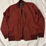 Abercrombie & Fitch Abercrombie Fitch Dark Red Bomber Jacket Photo 1