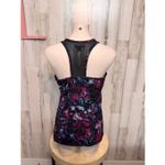 Metaphor Women’s Athletic Tank Top Large Abstract Floral Mesh Back Workout Top N Photo 4