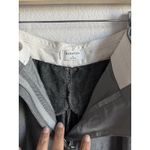 Babaton  Cascade Pants Womens Size 8 Pleated Gray Herringbone High Rise Wide Leg Photo 7