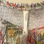 Anthropologie   Aurelia Floral‎ Smocked Top Size Medium Petite Photo 3