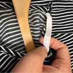 ZARA  Trafaluc  Black and White Striped Tie-Front Long Sleeve Blouse Size Small Photo 8