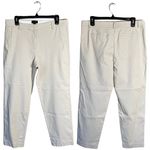 J.Jill Wearever Refined Woven Trousers Dress Pants Women's 12 Petite Tan Career Photo 1