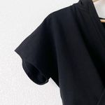 Nama Enlighten Hoodie Fleece Romper in Black Photo 3