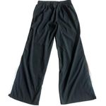 Jason Wu Black Flare Leg Pants White Side Stripe Accents Split Size Small Womens Photo 5