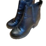 Soda  Womens Lug Sole Chunky Heel Bootie,Black  size 8.5 Photo 1