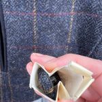 Jack Murphy Ladies Day Shetland Wool Jacket US 6 Moon Fabric Plaid Equestrian 6 Gray Photo 5