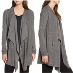 Barefoot Dreams Cozychic Lite Island Wrap Cardigan in Carbon Grey size S/M Photo 1