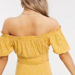 Wednesday’s Girl Crop Top With Puff Sleeves In Ditsy Floral Photo 2