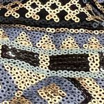 Charlotte Russe Black Gold Sequin Strapless High Low Dress Size Medium Photo 6