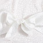 SheIn Satin Jacquard Tie Back Crop Bandana Tube Top Size Small Photo 3