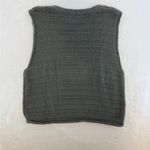NWT Wol hide Stone Vest Tank Woman M/L Gray Knit Top Pima Cotton Linen Cozy Size L Photo 3