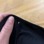 Black Mini Skirt with Tie Detail swim suit cover up Size M Photo 4