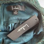 Lulus  Ailey Gold and Teal Blue Skater Dress Photo 4