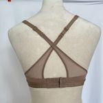Lululemon Light Support Yoga Bra Crisscross Back Beige Women's Size 32B Brown Photo 2